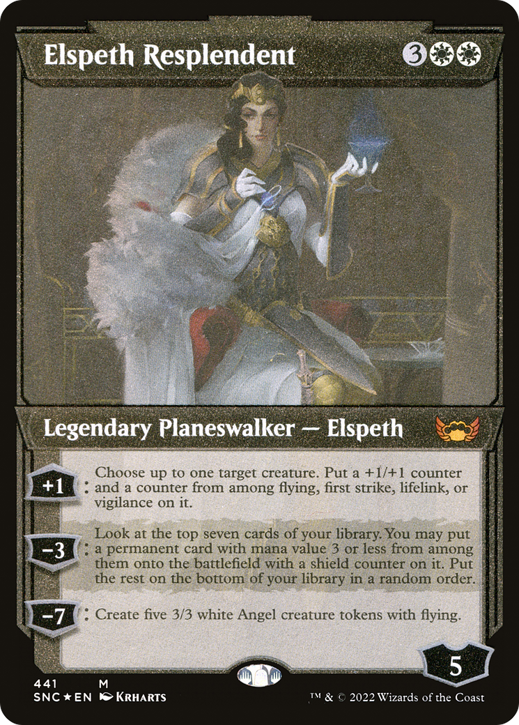 Elspeth Resplendent (SNC-441) - Streets of New Capenna: (Showcase) Foil