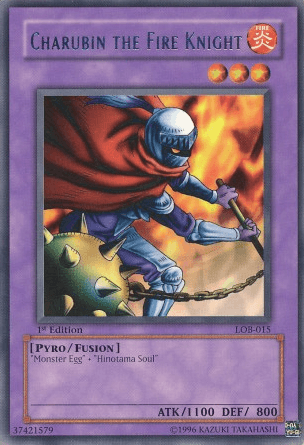 Charubin the Fire Knight [LOB-015] Rare - Josh's Cards