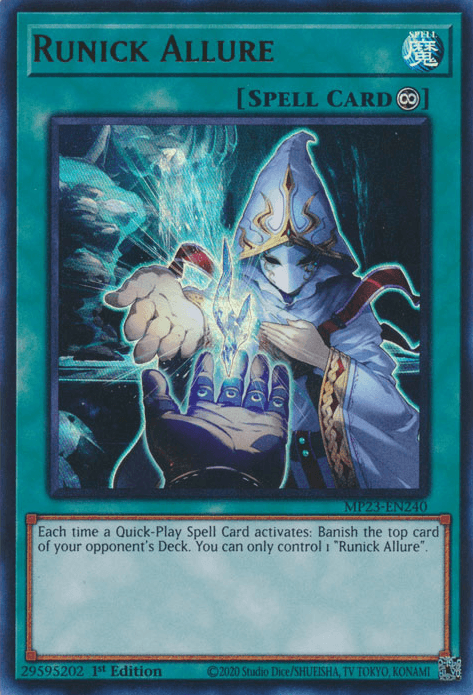 Runick Allure [MP23-EN240] Ultra Rare - Josh's Cards