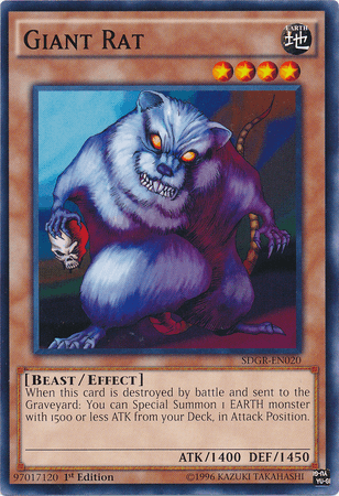 Giant Rat [SDGR-EN020] Common - Josh's Cards