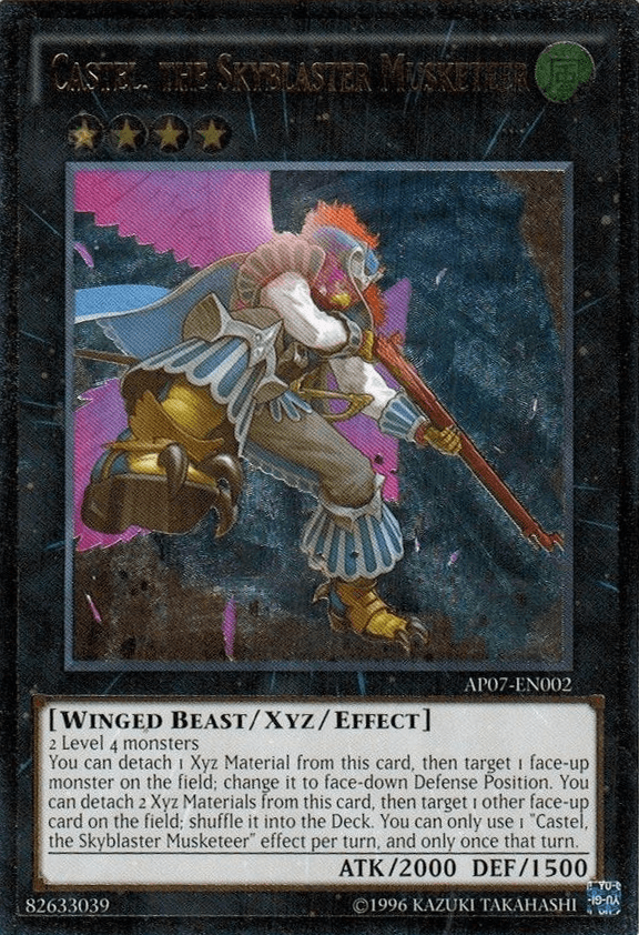 Castel, the Skyblaster Musketeer [AP07-EN002] Ultimate Rare - Josh's Cards