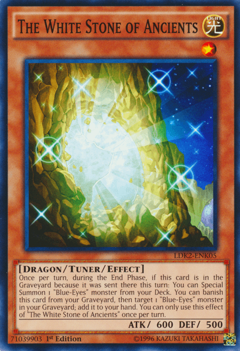 The White Stone of Ancients [LDK2-ENK05] Common - Josh's Cards
