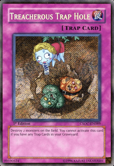 Treacherous Trap Hole [CSOC-EN089] Secret Rare - Josh's Cards