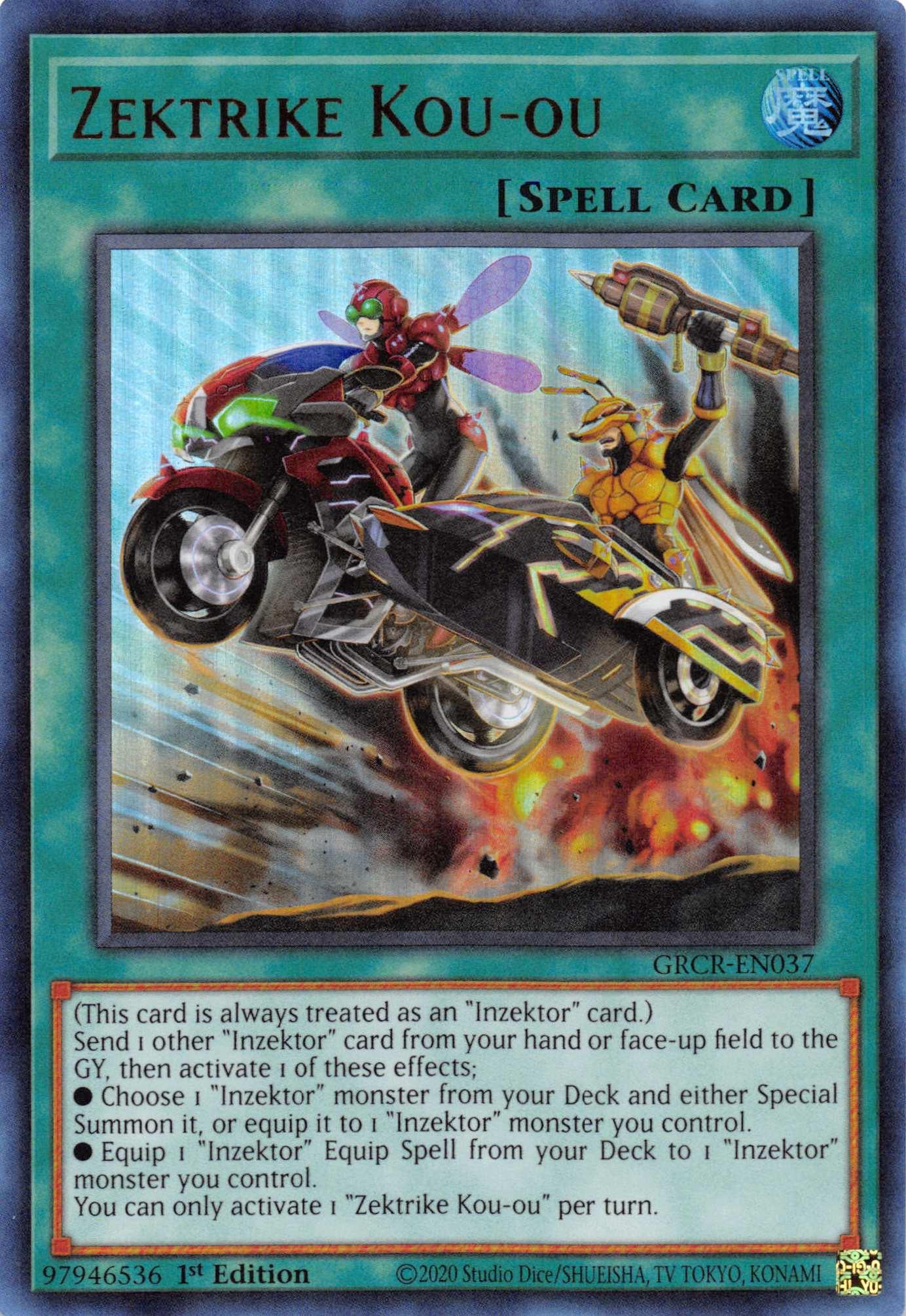 Zektrike Kou-ou [GRCR-EN037] Ultra Rare - Josh's Cards