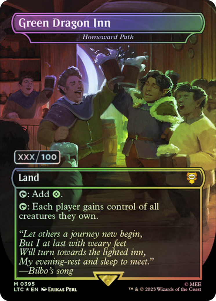 Homeward Path (LTC-395) - Tales of Middle-earth Commander / Green Dragon Inn (Borderless) Foil