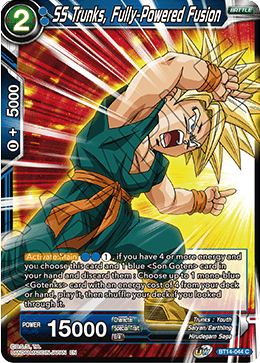 SS Trunks, Fully-Powered Fusion (BT14-044) [Cross Spirits] Parallel Foil