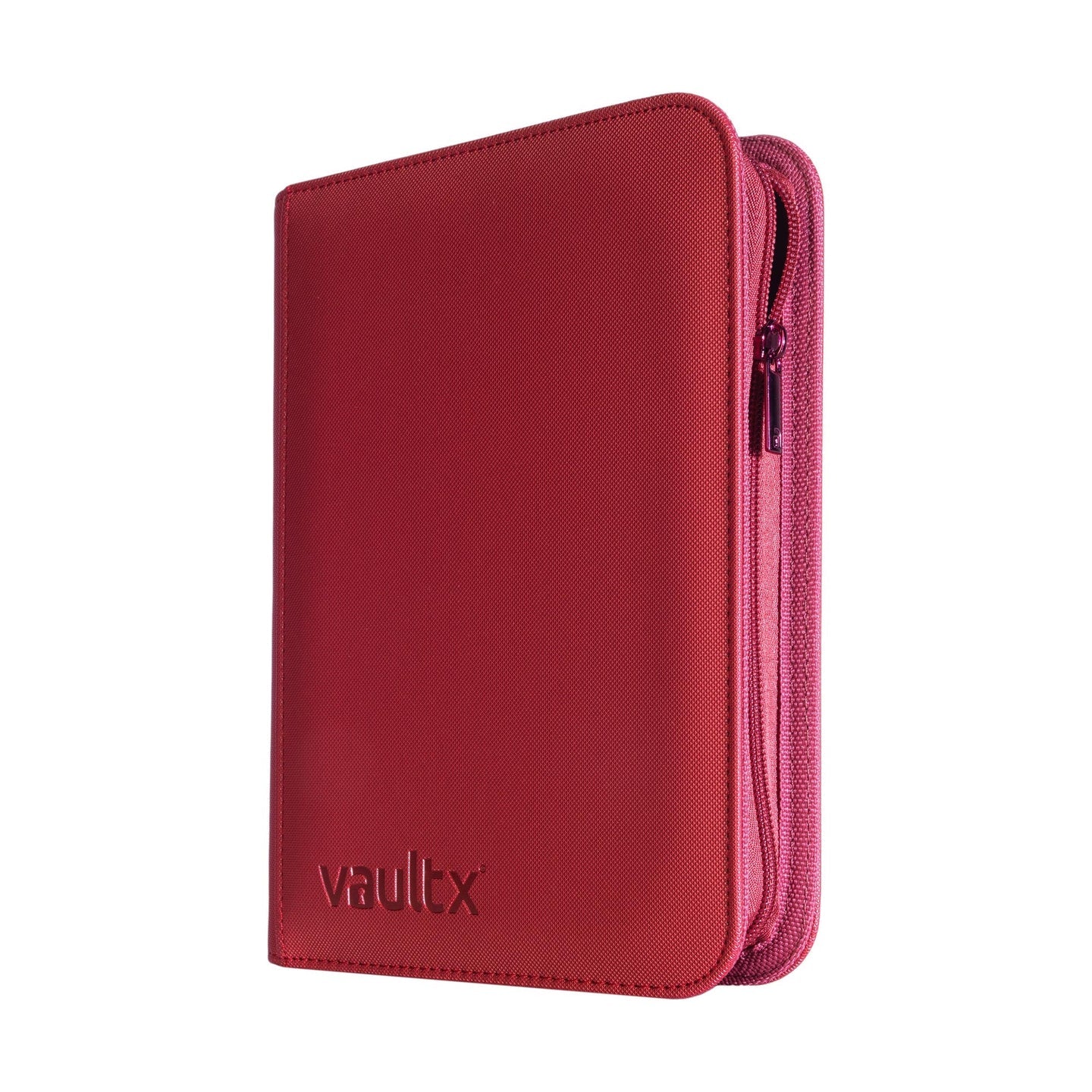 Vault X 4-Pocket Zippered Binder - Metallic Red