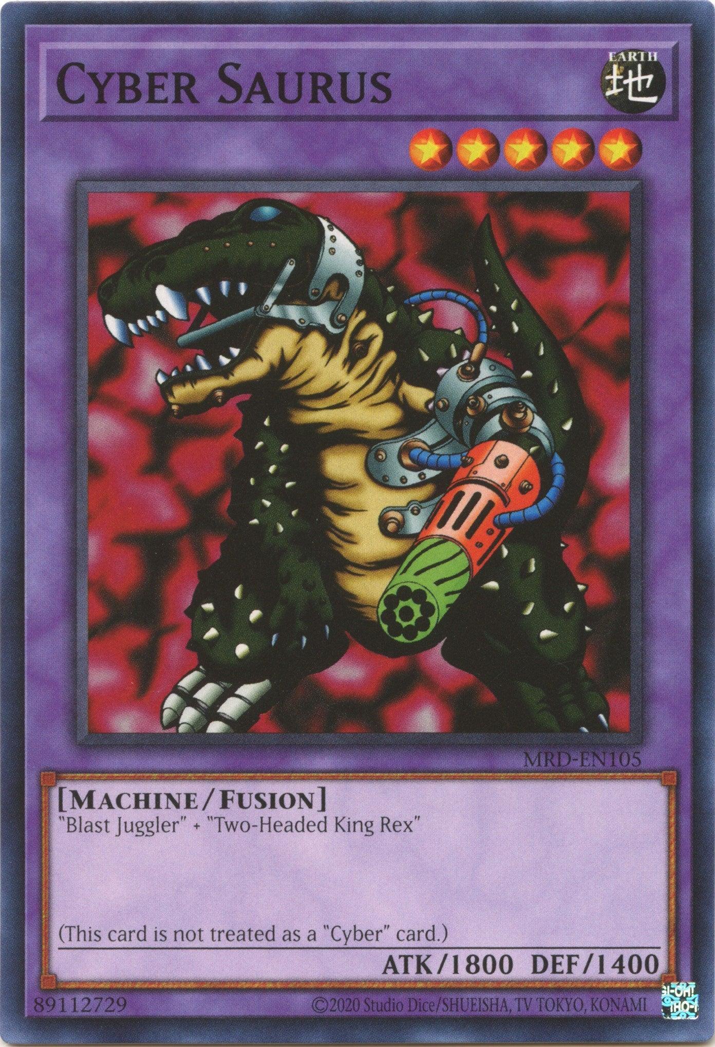 Cyber Saurus (25th Anniversary) [MRD-EN105] Common - Josh's Cards