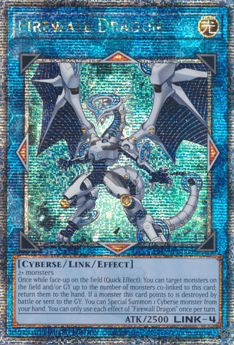 Firewall Dragon [TN23-EN008] Quarter Century Secret Rare - Josh's Cards