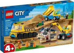 LEGO City Construction Trucks And Wrecking Ball Crane #60391 (Scratch & Dent)