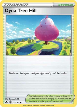 Dyna Tree Hill 135/198 - SWSH06 Chilling Reign Reverse Holofoil