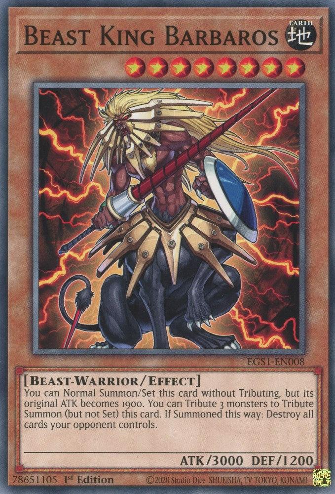 Beast King Barbaros [EGS1-EN008] Common - Josh's Cards