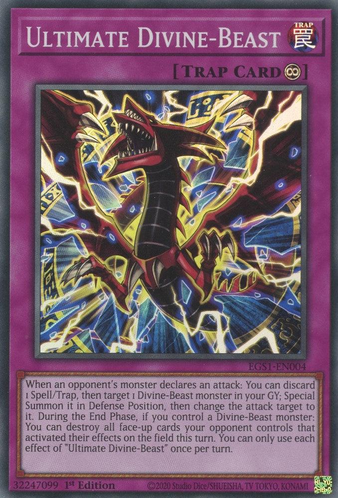 Ultimate Divine-Beast [EGS1-EN004] Super Rare - Josh's Cards