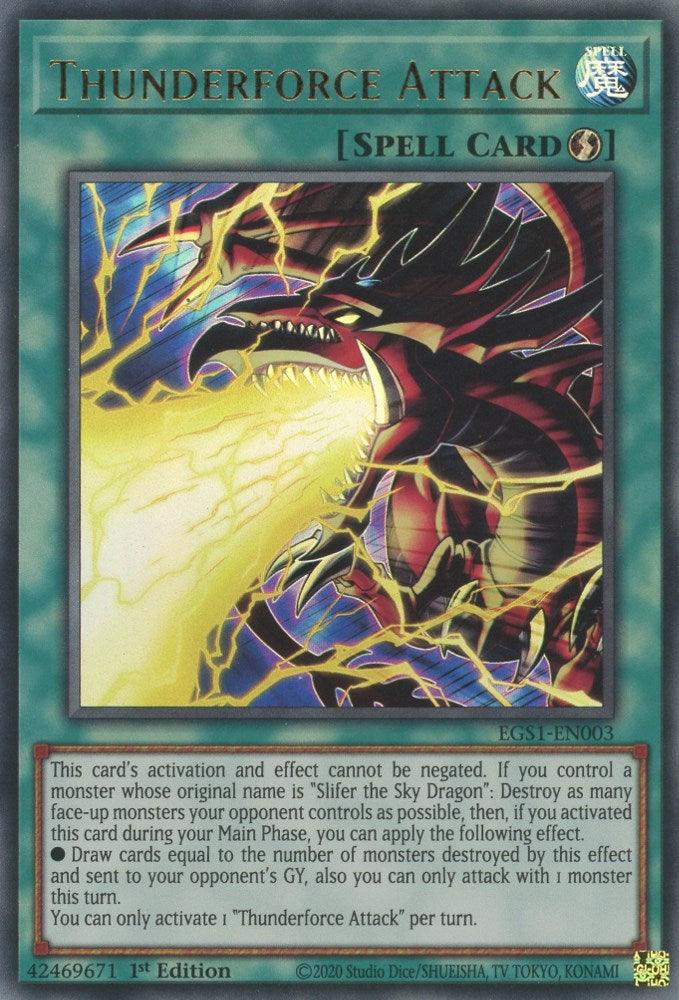 Thunderforce Attack [EGS1-EN003] Ultra Rare - Josh's Cards