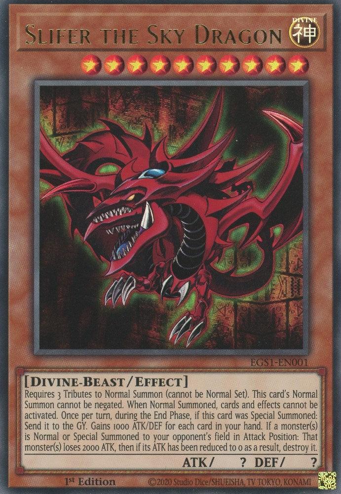 Slifer the Sky Dragon [EGS1-EN001] Ultra Rare - Josh's Cards