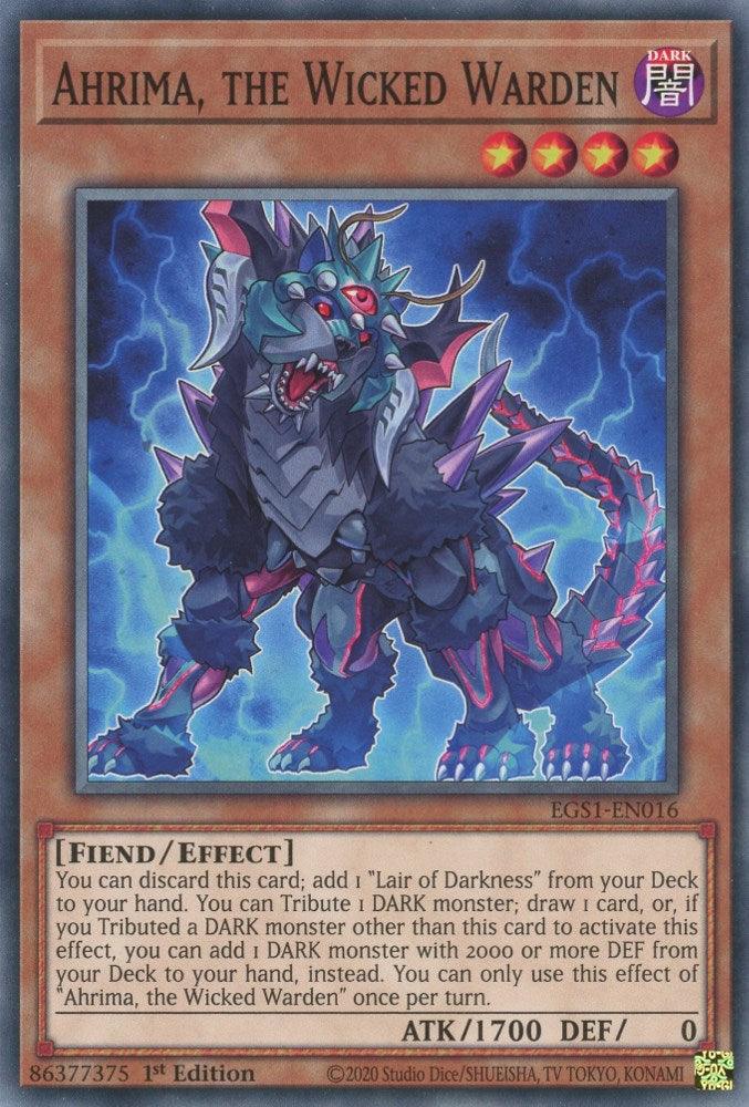 Ahrima, the Wicked Warden [EGS1-EN016] Common - Josh's Cards