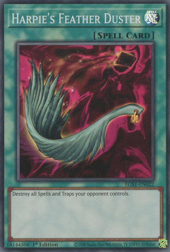Harpie's Feather Duster [EGS1-EN022] Super Rare - Josh's Cards