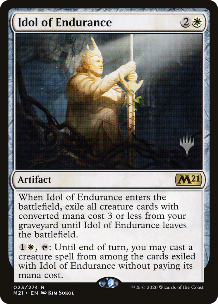 Idol of Endurance (PPM21-23P) - Core Set 2021 Promos