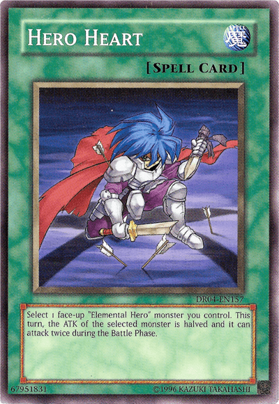 Hero Heart [DR04-EN157] Common - Josh's Cards