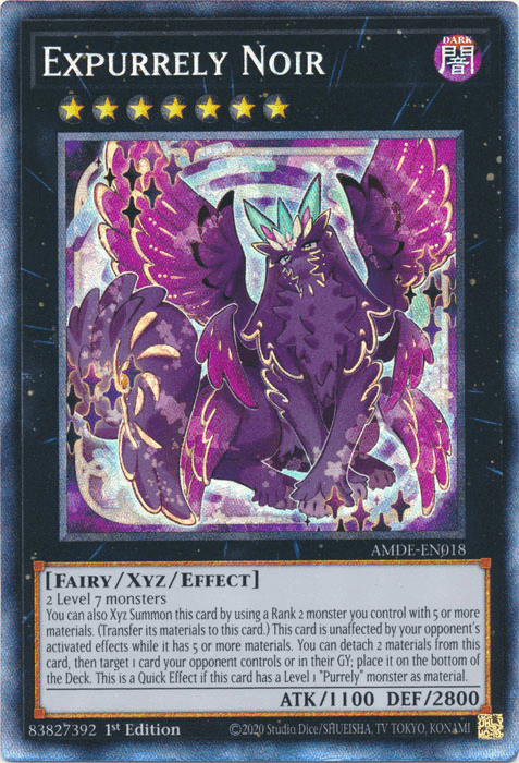 Expurrely Noir [AMDE-EN018] Collector's Rare - Josh's Cards