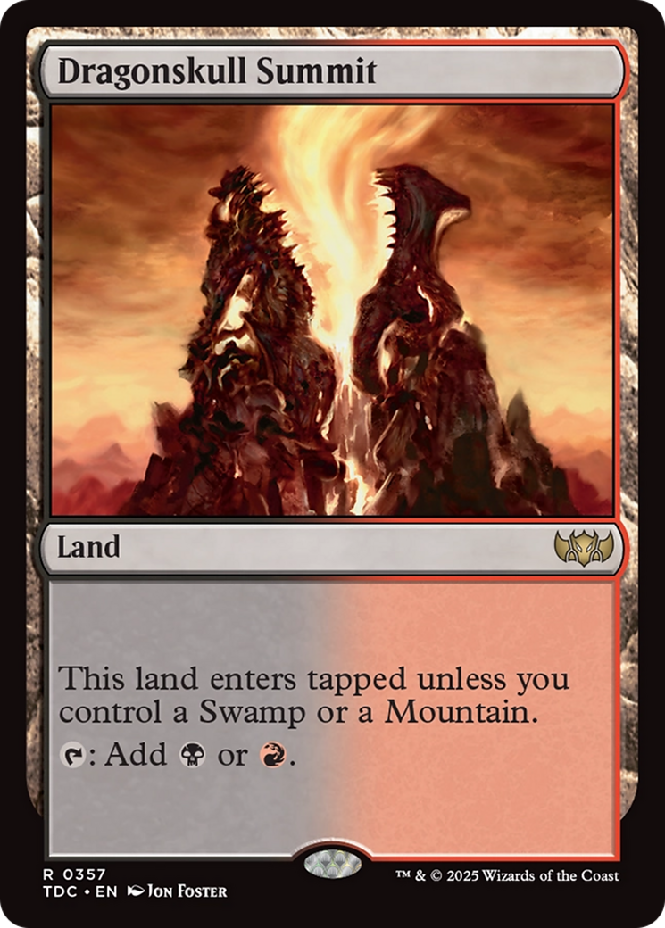 Dragonskull Summit (TDC-357) - Commander: Tarkir: Dragonstorm