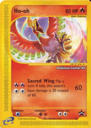 Ho-oh [Pokemon Center NY] 052/53 - WoTC Promo