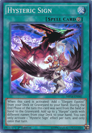 Hysteric Sign [MP14-EN041] Super Rare - Josh's Cards
