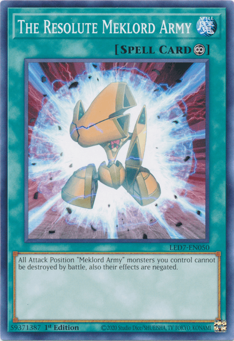 The Resolute Meklord Army [LED7-EN050] Common - Josh's Cards