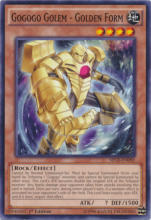 Gogogo Golem - Golden Form [SECE-EN090] Common - Josh's Cards