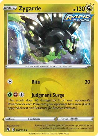 Zygarde [118] (Evolving Skies)