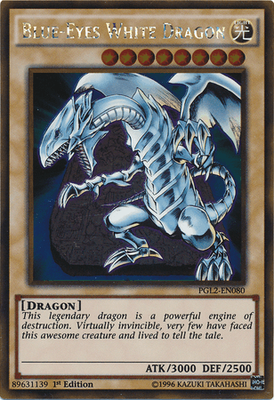 Blue-Eyes White Dragon [PGL2-EN080] Gold Rare - Josh's Cards