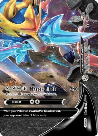 Zacian V-UNION SWSH166/307 - SWSH Sword & Shield Promo Cards Holofoil