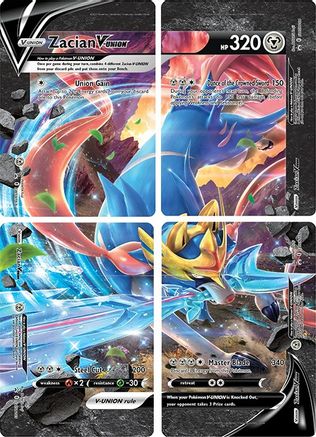 Zacian V-UNION [Set of 4] [] (SWSH: Sword & Shield Promo Cards) Holofoil