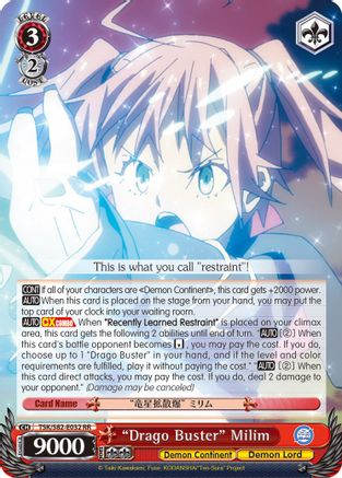 "Drago Buster" Milim (TSK/S82-E032 RR) - That Time I Got Reincarnated as a Slime Vol.2