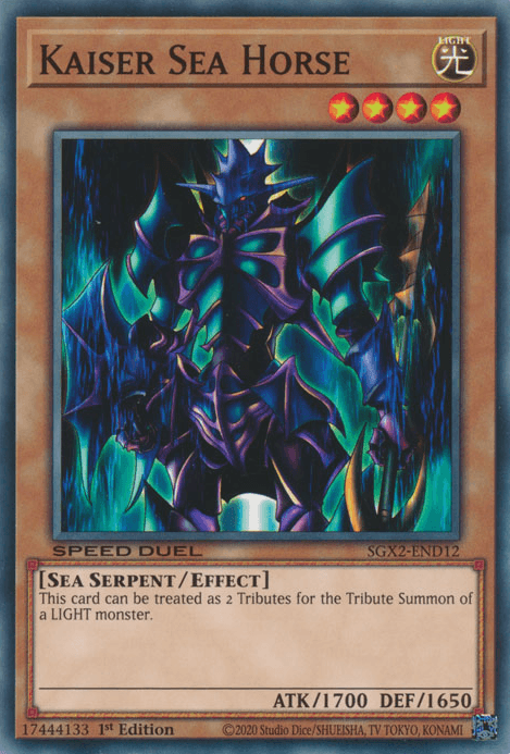 Kaiser Sea Horse [SGX2-END12] Common - Josh's Cards