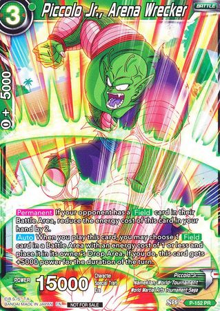Piccolo Jr., Arena Wrecker (Power Booster: World Martial Arts Tournament) (P-152) [Promotion Cards] Parallel Foil