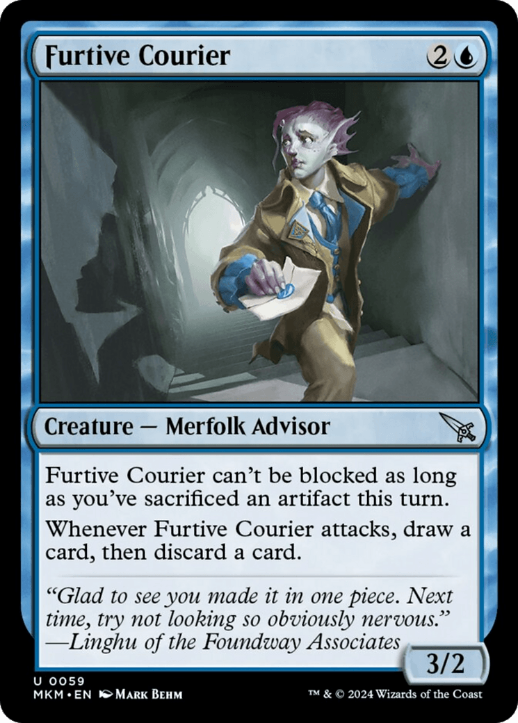 Furtive Courier [Murders at Karlov Manor] - Josh's Cards