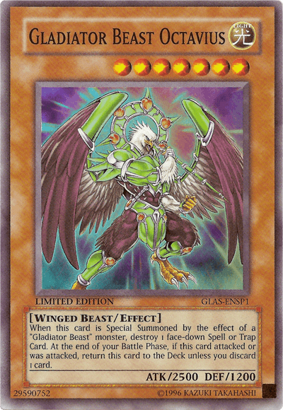 Gladiator Beast Octavius [GLAS-ENSP1] Super Rare - Josh's Cards