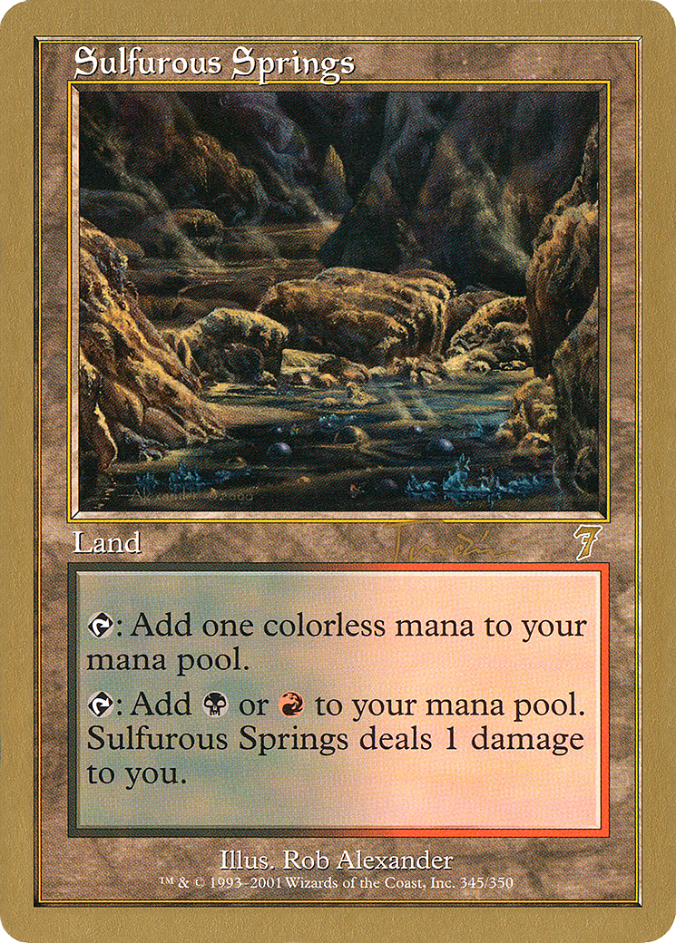 Sulfurous Springs (WCD-JT345) - World Championship Decks 2001