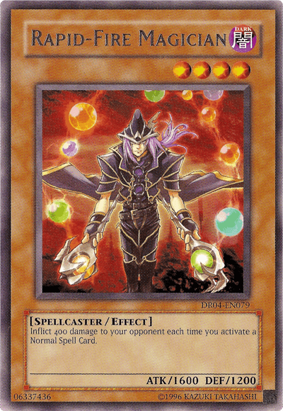 Rapid-Fire Magician [DR04-EN079] Rare - Josh's Cards