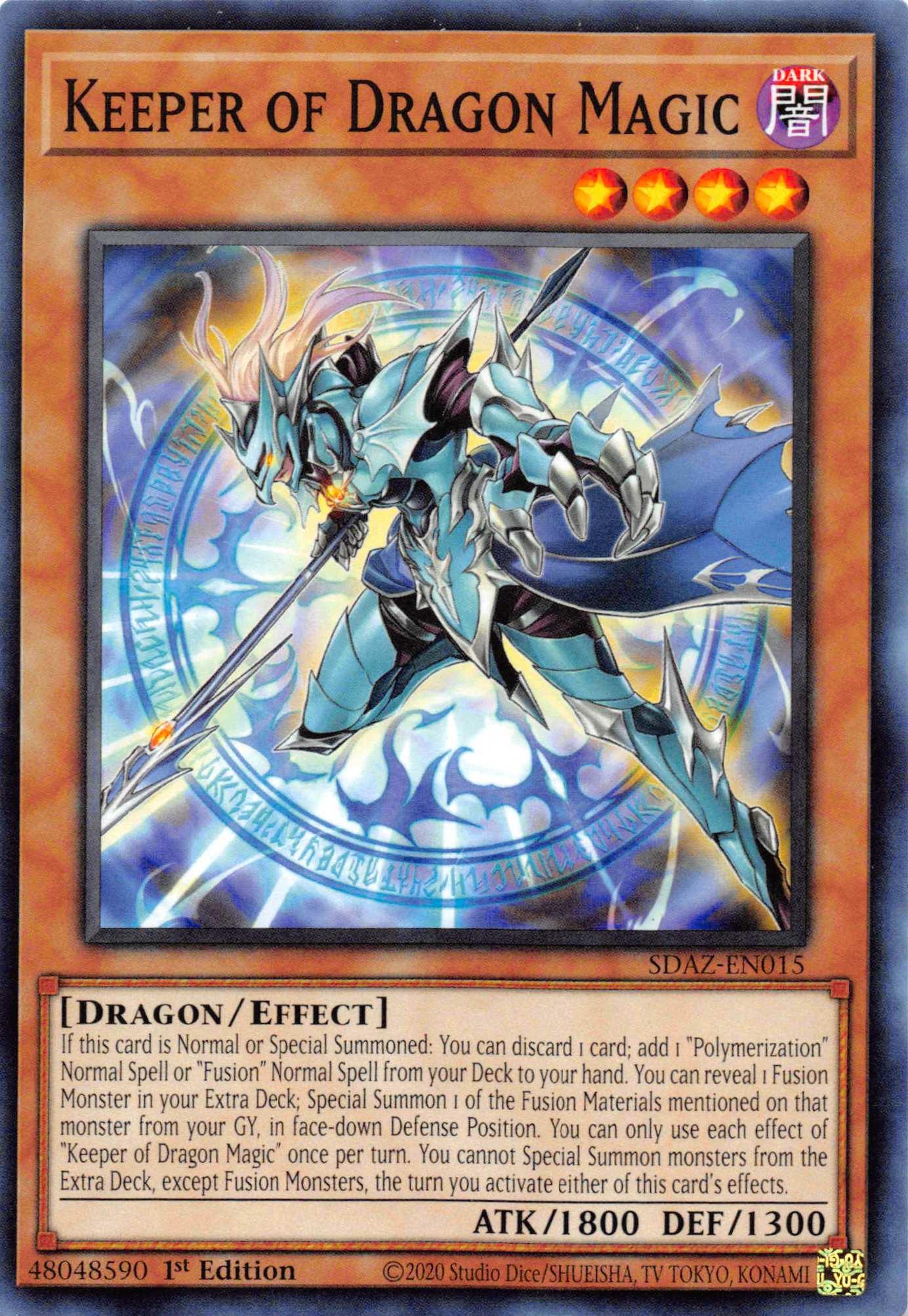 Keeper of Dragon Magic [SDAZ-EN015] Common - Josh's Cards