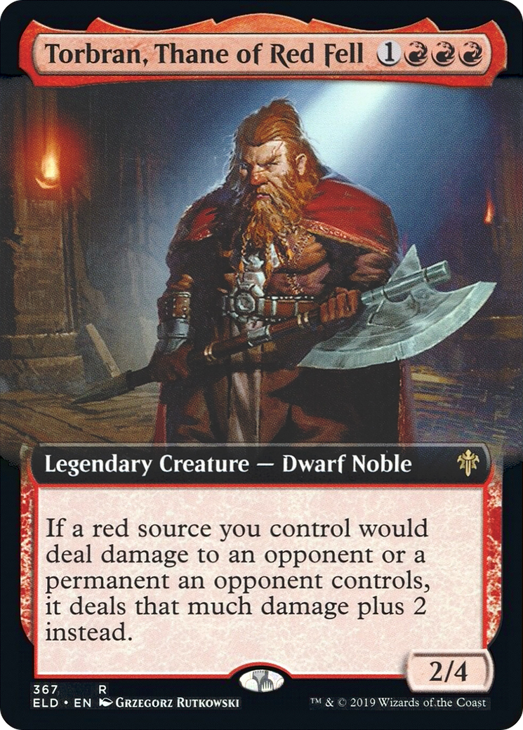 Torbran, Thane of Red Fell (ELD-367) - Throne of Eldraine: (Extended Art)