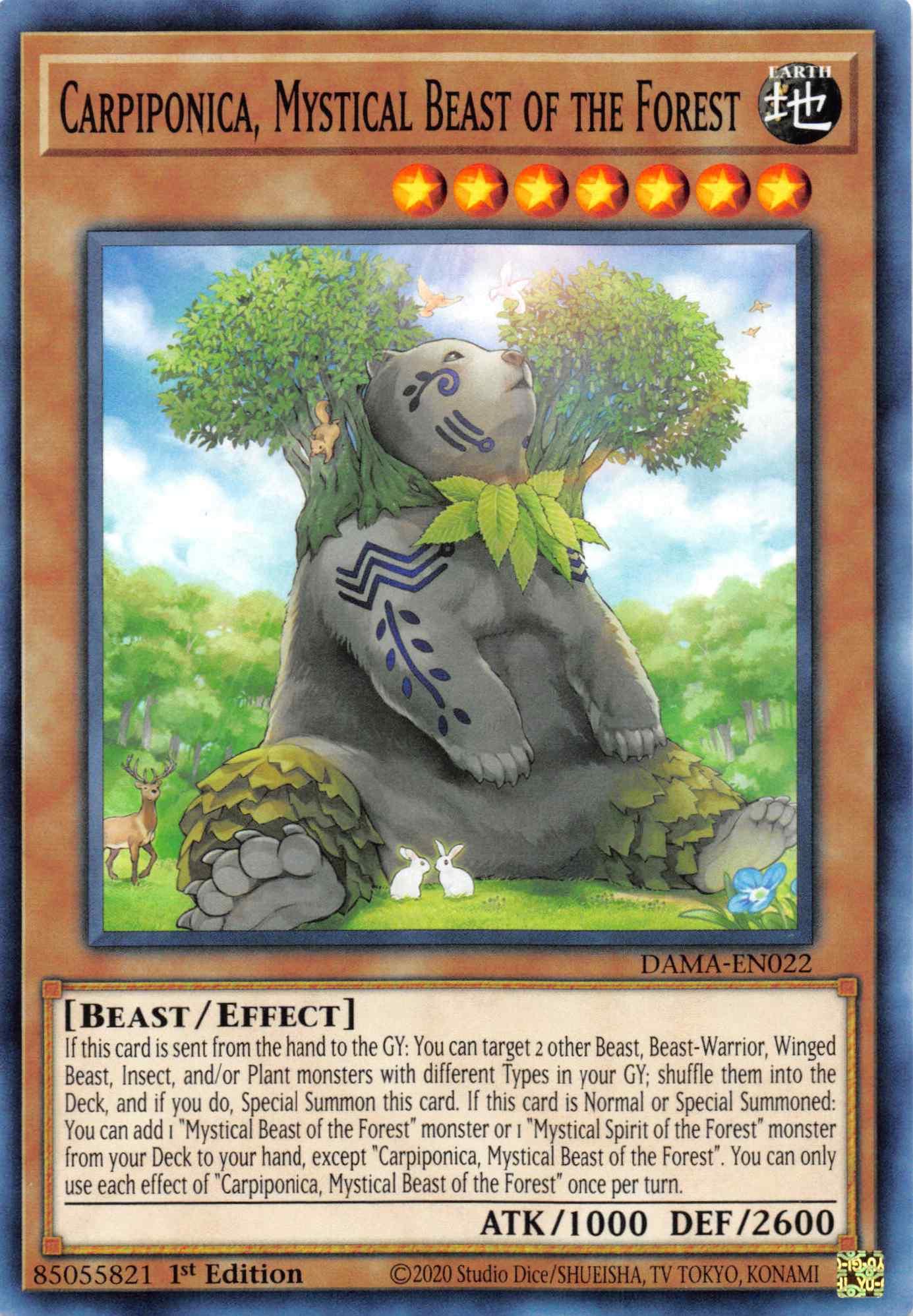 Carpiponica, Mystical Beast of the Forest [DAMA-EN022] Common - Josh's Cards