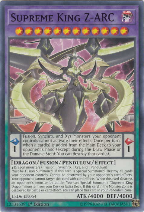 Supreme King Z-ARC [LED6-EN054] Common - Josh's Cards