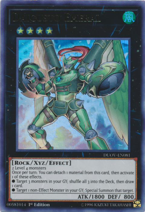 Daigusto Emeral [DUOV-EN081] Ultra Rare - Josh's Cards