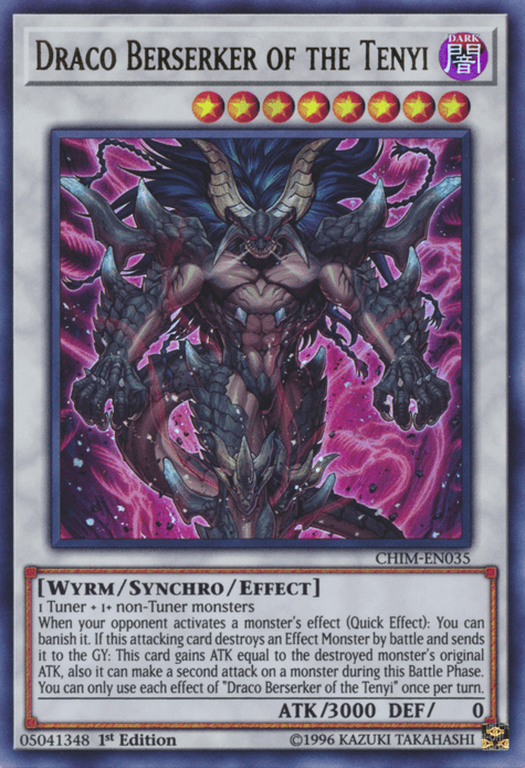 Draco Berserker of the Tenyi [CHIM-EN035] Ultra Rare - Josh's Cards