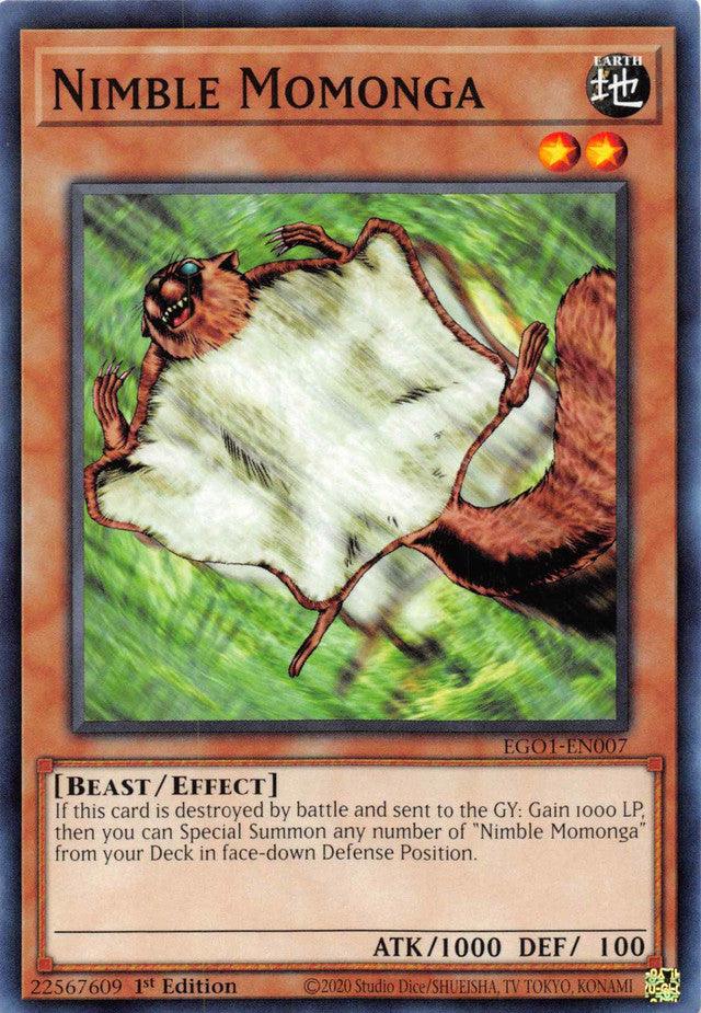 Nimble Momonga [EGO1-EN007] Common - Josh's Cards
