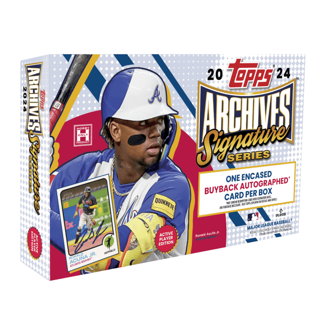 2024 Topps Archive Signature Series Baseball Active Edition Hobby Box - Josh's Cards