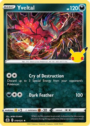 Yveltal [19] (Celebrations) Holofoil