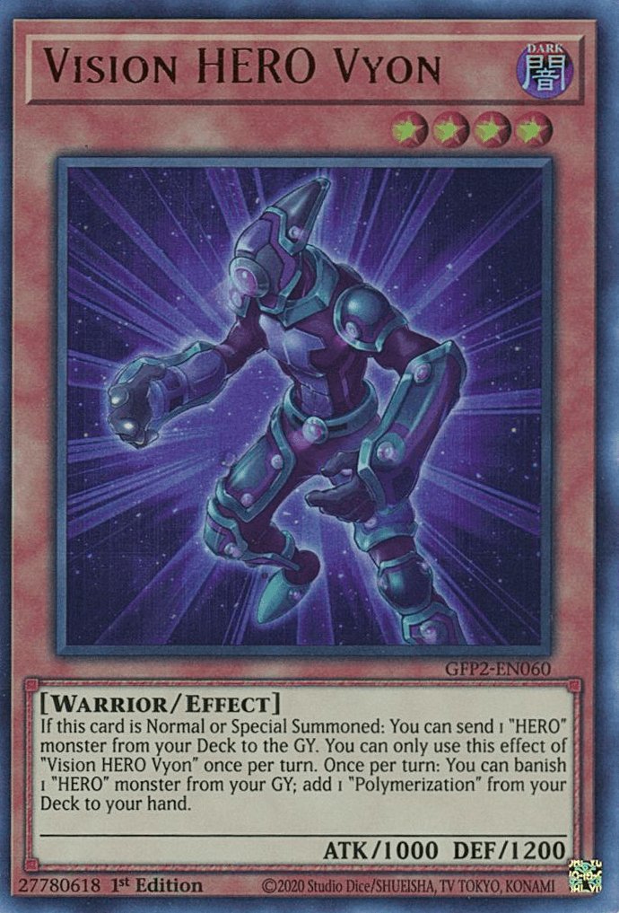 Vision HERO Vyon [GFP2-EN060] Ultra Rare - Josh's Cards
